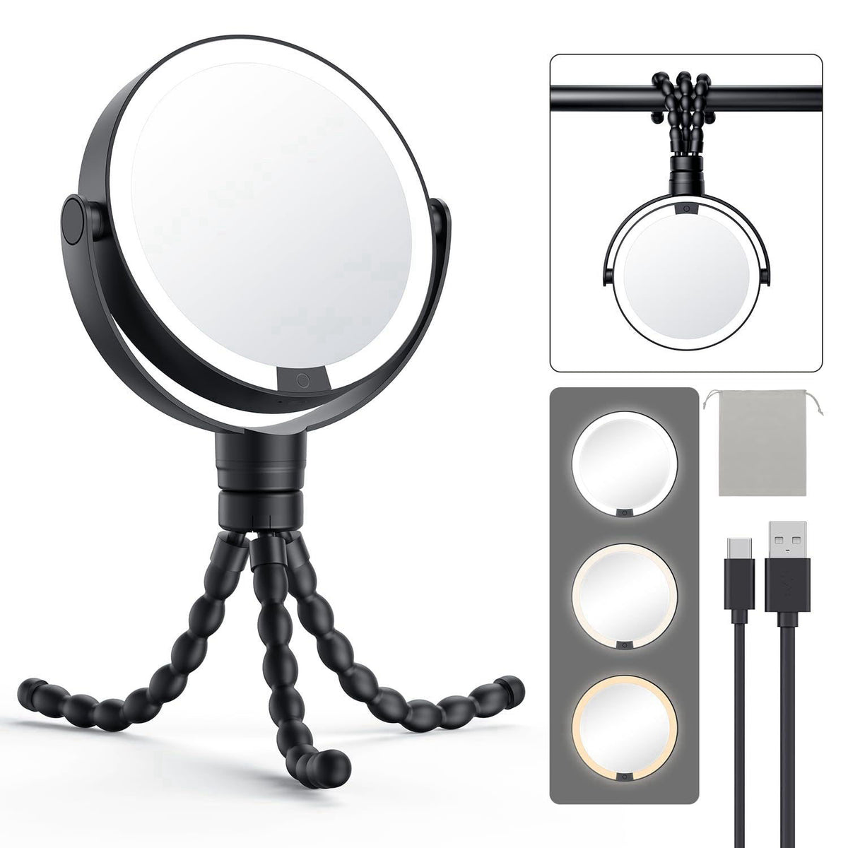 Gospire – Makeup Mirrors on display