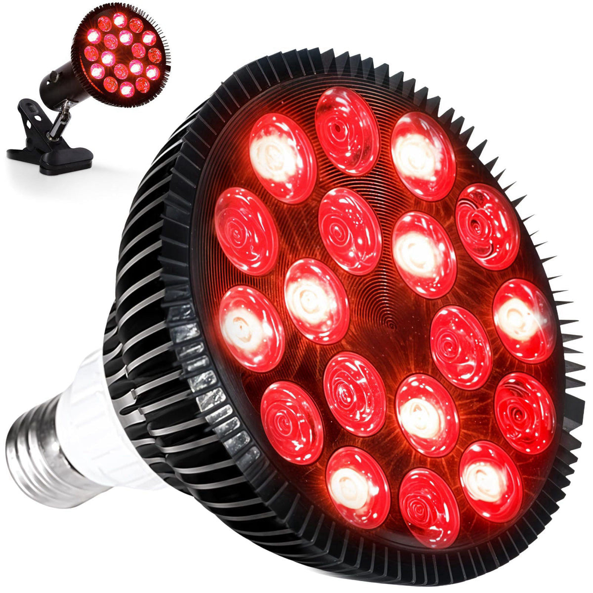 LifePro Infraglow Red Light Therapy Bulb by Premium Selection