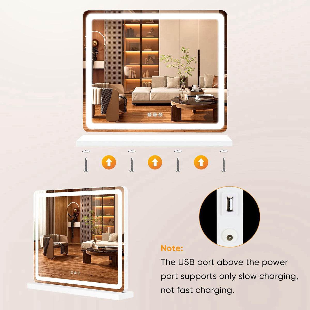 Sweetcrispy – Makeup Mirrors on display