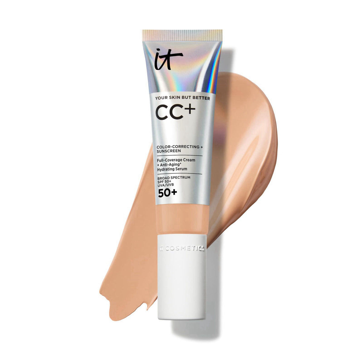 IT Cosmetics CC+ Cream with SPF 50+ Full Coverage Foundation Natural Finish – product photo (CC Creams)