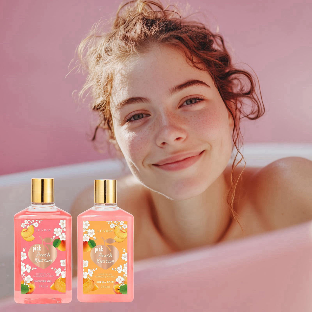 LILY ROY 20Pcs Luxurious Bath Gift Set, Skin Care Gifts, Spa Gifts for Women & Mom – full view