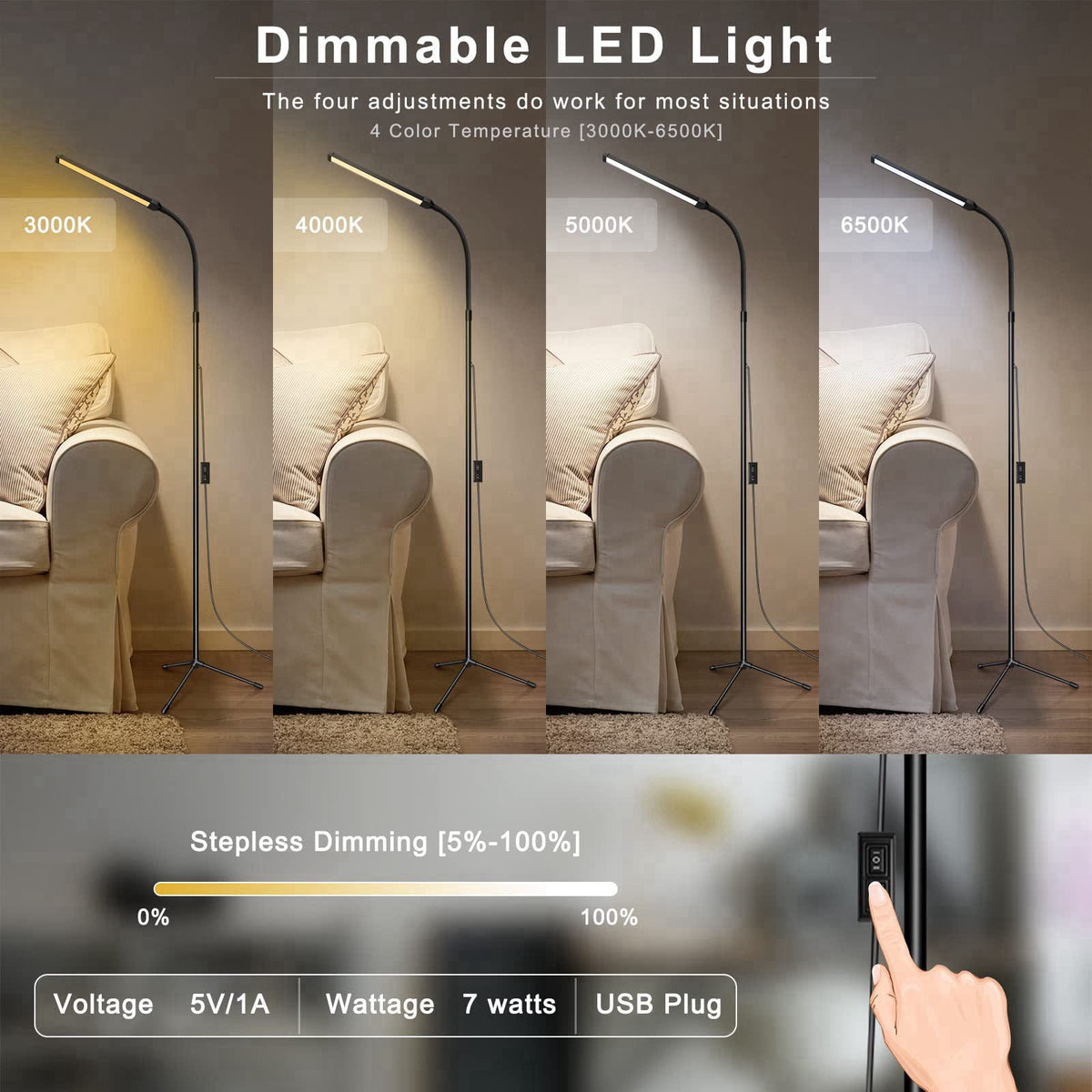 EBEST – Floor Lamps on display