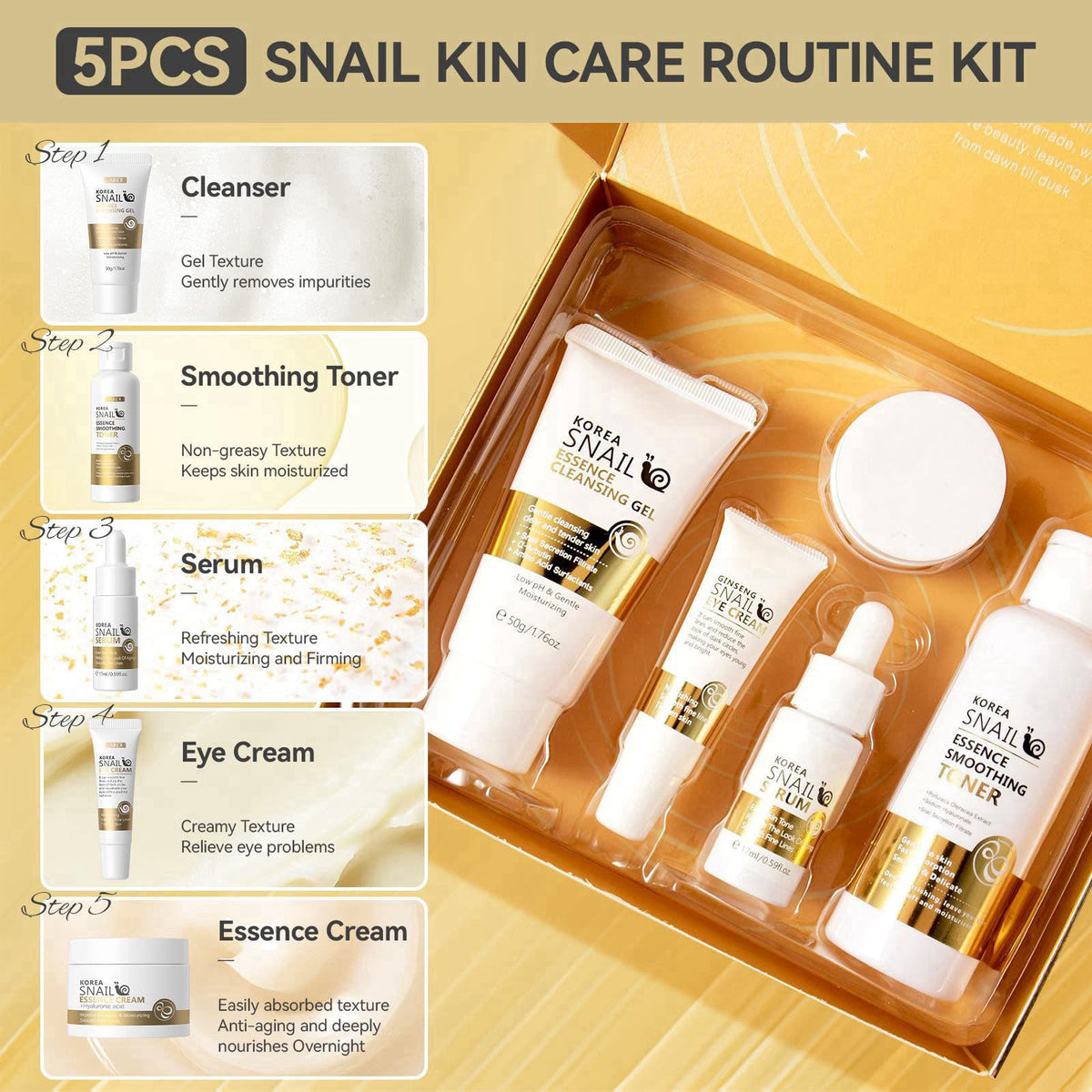 Onkessy Skin Care Set,Acne Treatment for Face Skin Care Sets & Kits,Tea Tree Essential Oil Facial Skincare Gift Set with