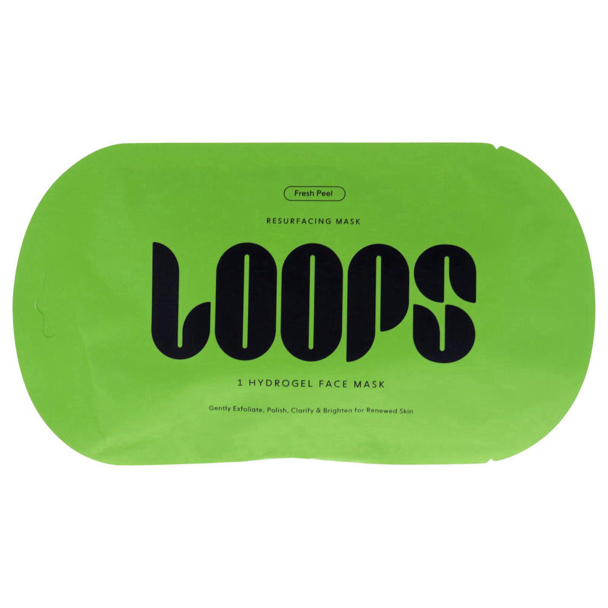 LOOPS Fresh Peel - Resurfacing Hydrogel Korean Face Mask, 5pc – close-up detail
