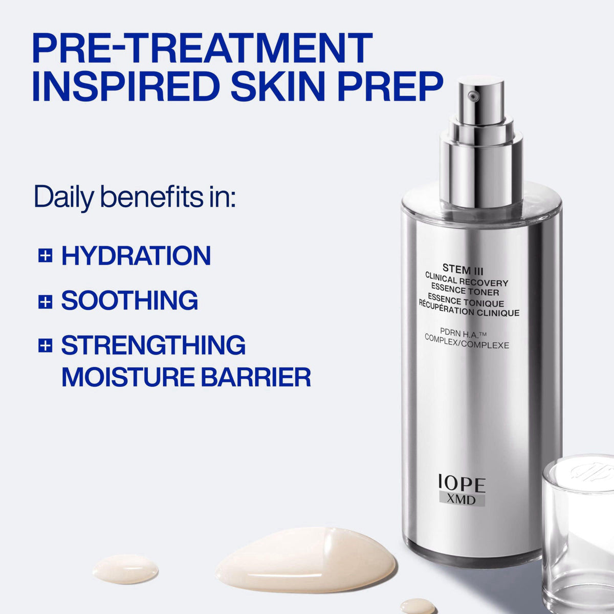 IOPE XMD Stem III Clinical Recovery Essence Toner, 4.39 fl. oz. – close-up detail
