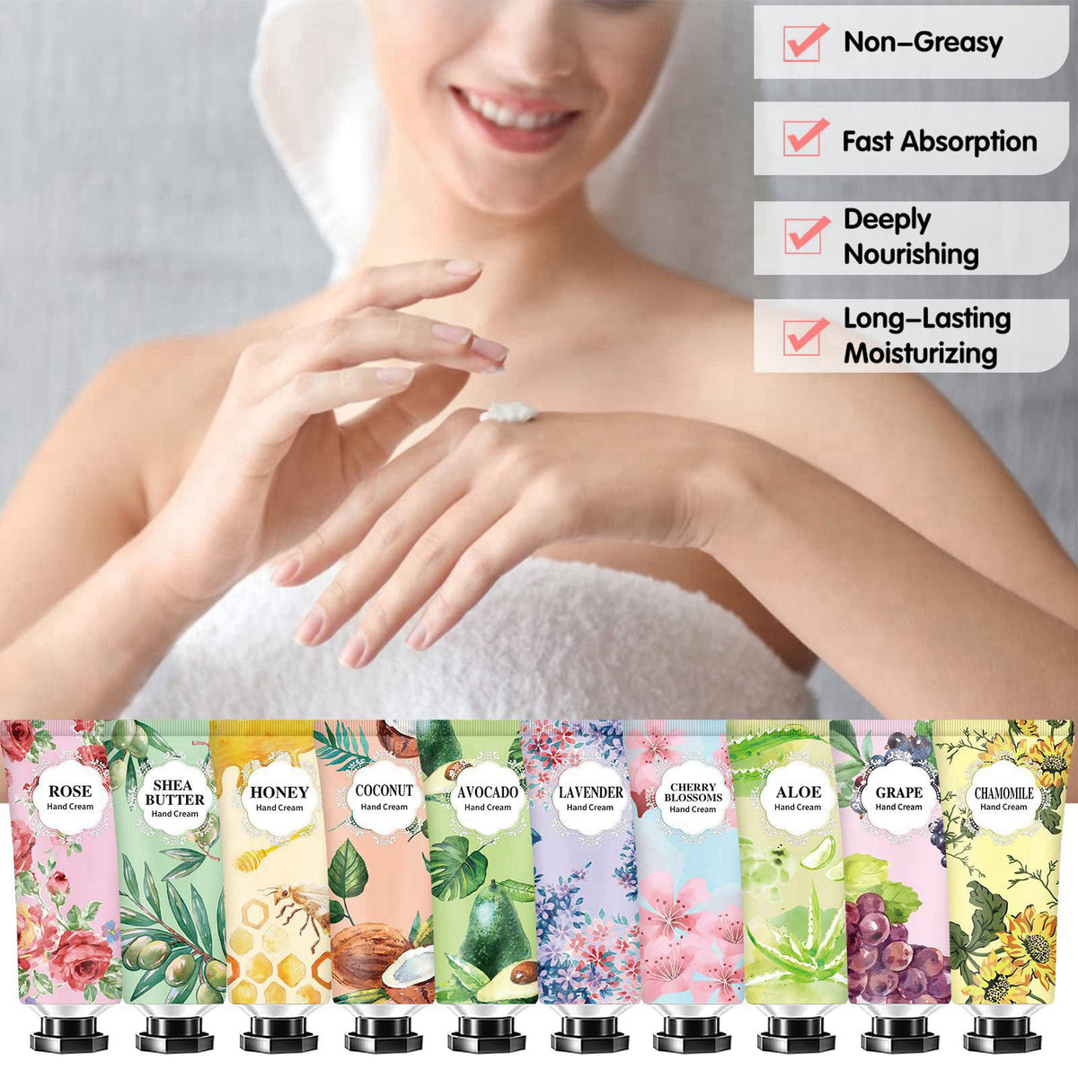 Layhomo 74 Pack Hand Cream Gift Set For Women and Girls,Mothers Day Gifts Bulk,Teacher Appreciation Gifts,Nurses Gifts,N