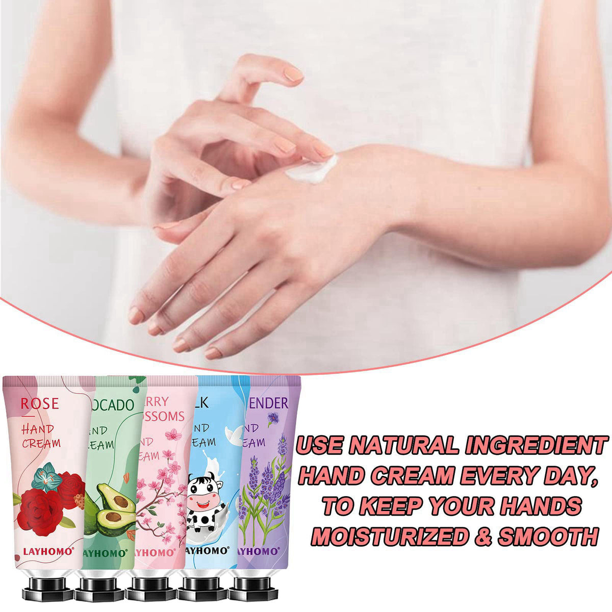 Layhomo – Hand Creams &amp; Lotions on display