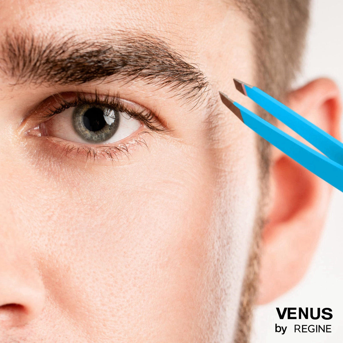 Regine Switzerland Venus by Regine Slant Tweezers, Blue – alternate angle