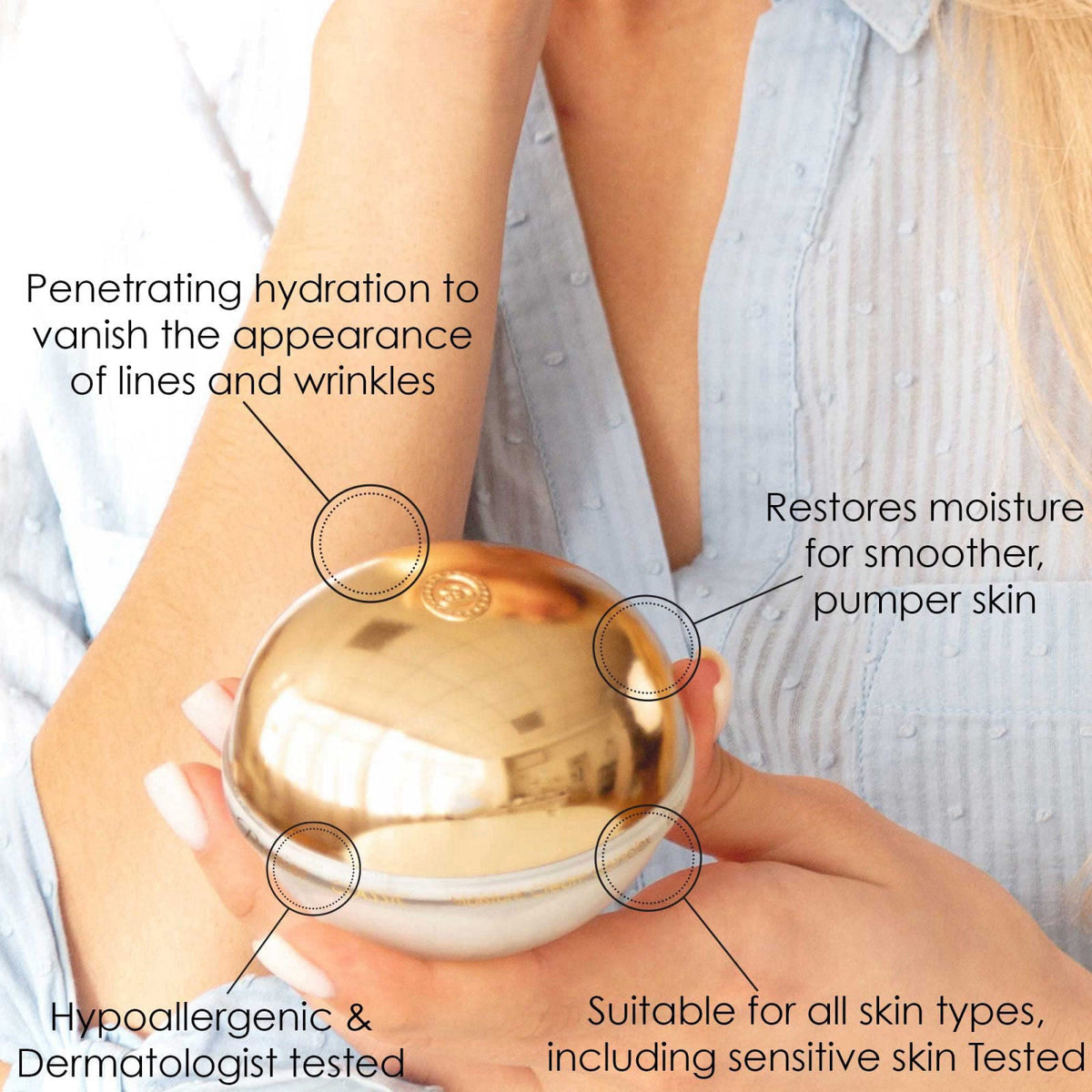 Premier Dead Sea Classic Moisture Complex Cream, 2.4 fl oz – full view