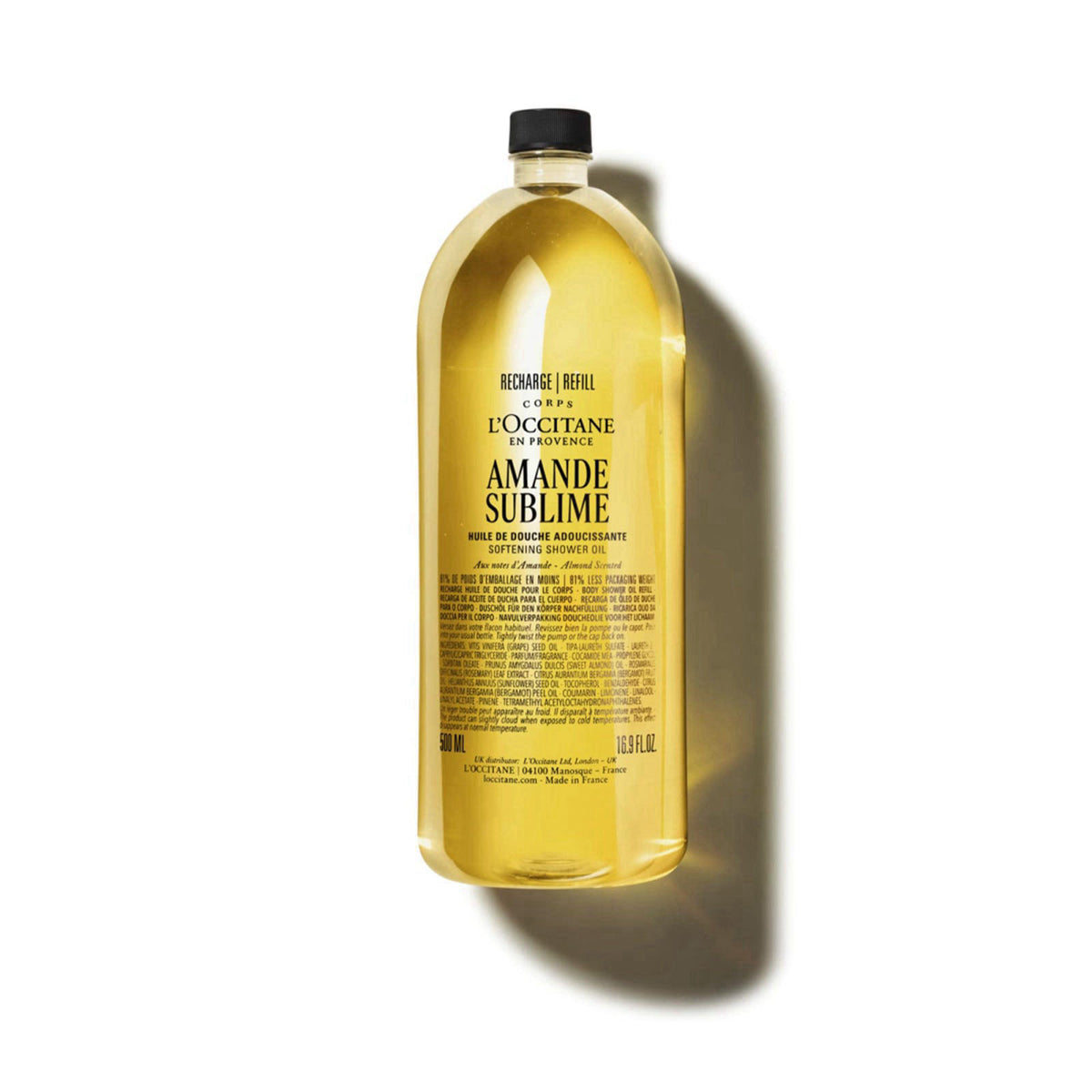 L'OCCITANE Almond Shower Oil, Cleansing Body Wash & Shaving Base, Vegan – product photo (Oils)