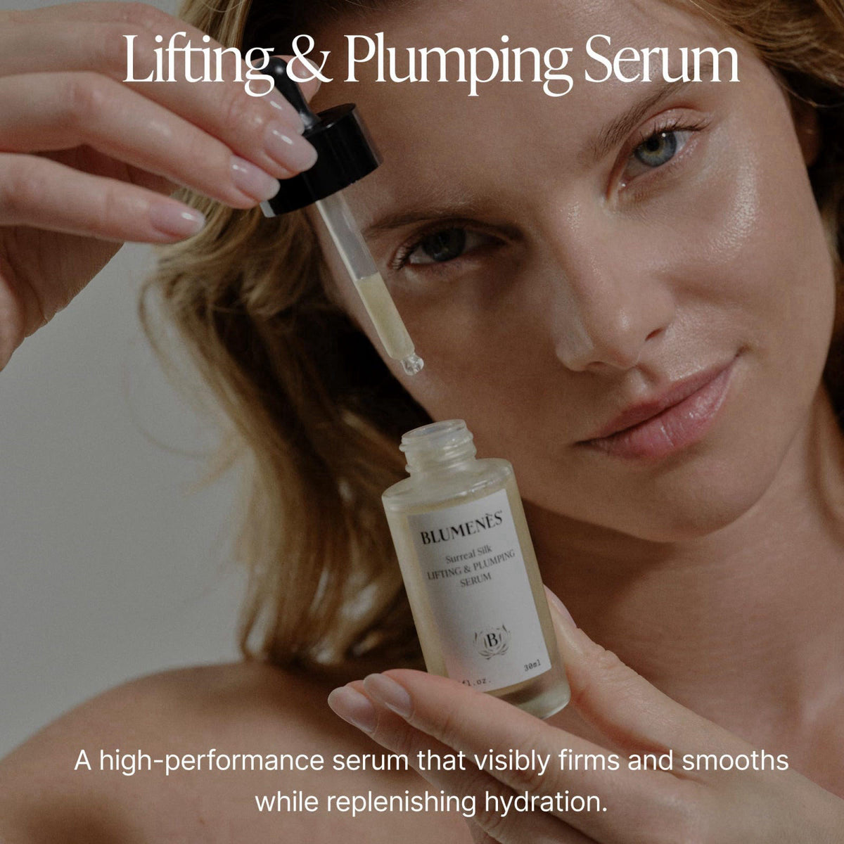 B Blumenes Natural Solution Blumenès Surreal Silk Lifting & Plumping Serum With Vitamin C, Travel 10ml – close-up detail