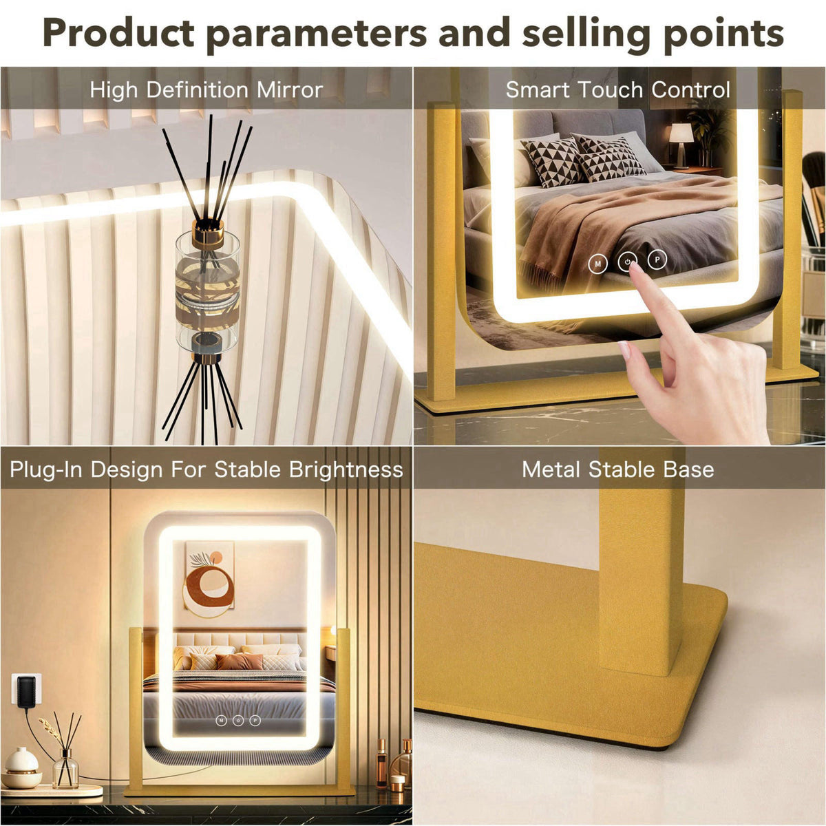 Shinerva – Makeup Mirrors on display