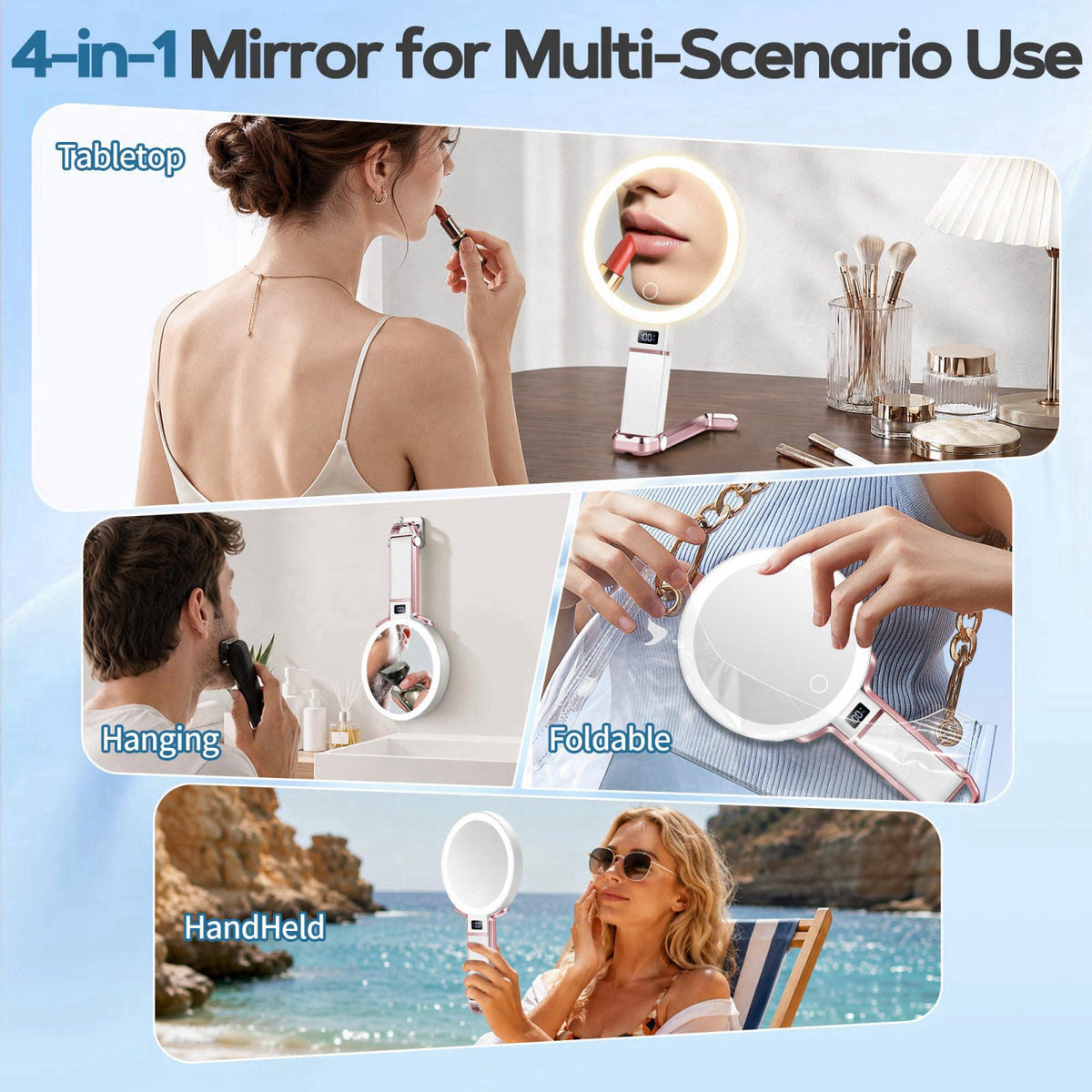 MOMOKUBA – Compact &amp; Travel Mirrors on display