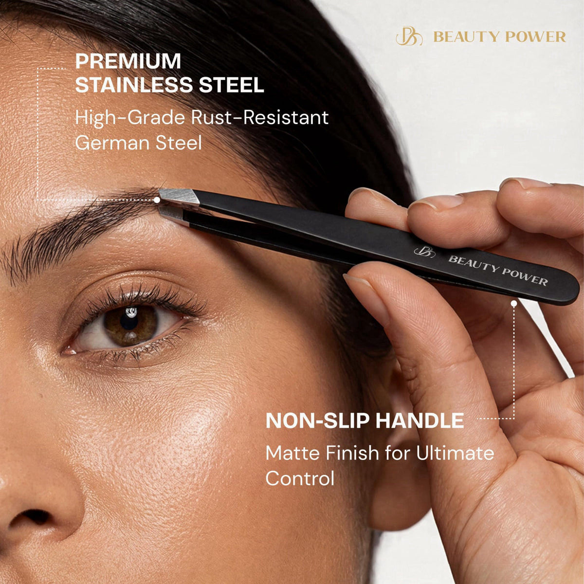 Beauty Power – Tweezers on display