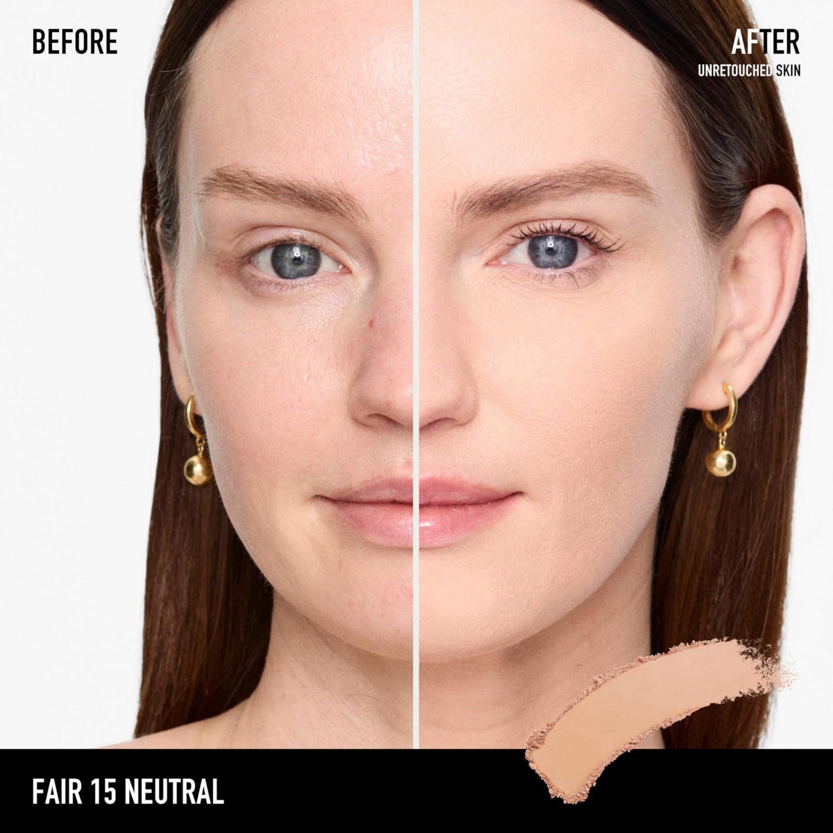 bareMinerals BAREPRO Pressed Powder Foundation – close-up detail in AE Fair 15 Neutral