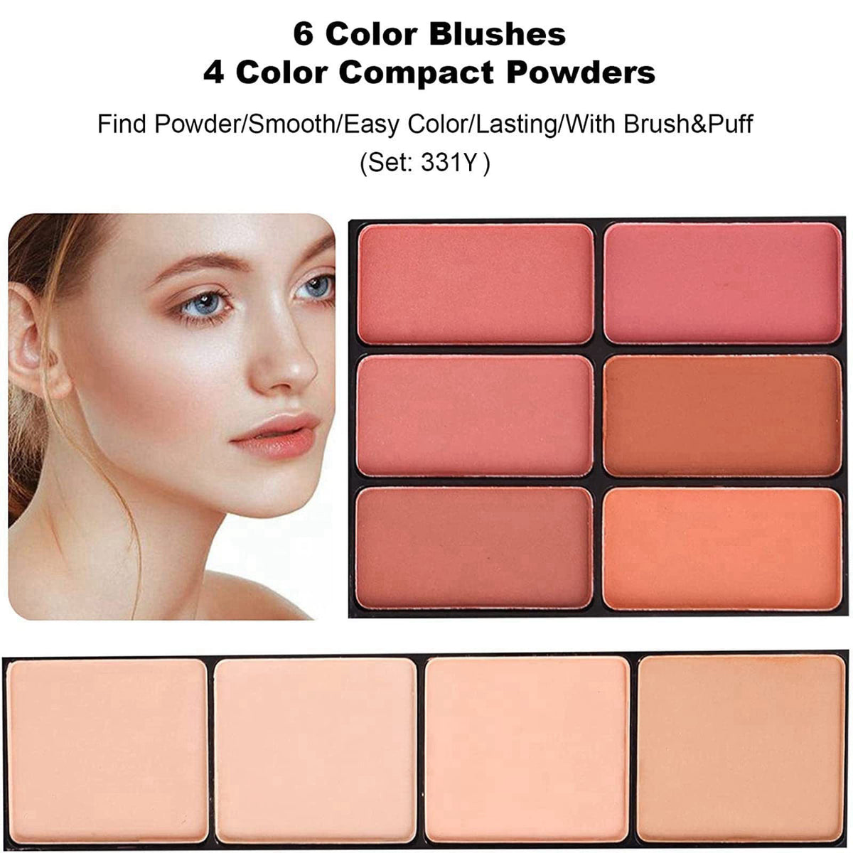 MISS ROSE M 58 Color Professional Makeup pallet, Makeup Kit for Women Full Kit, All In One Make up Kit Set, Makeup Gift 