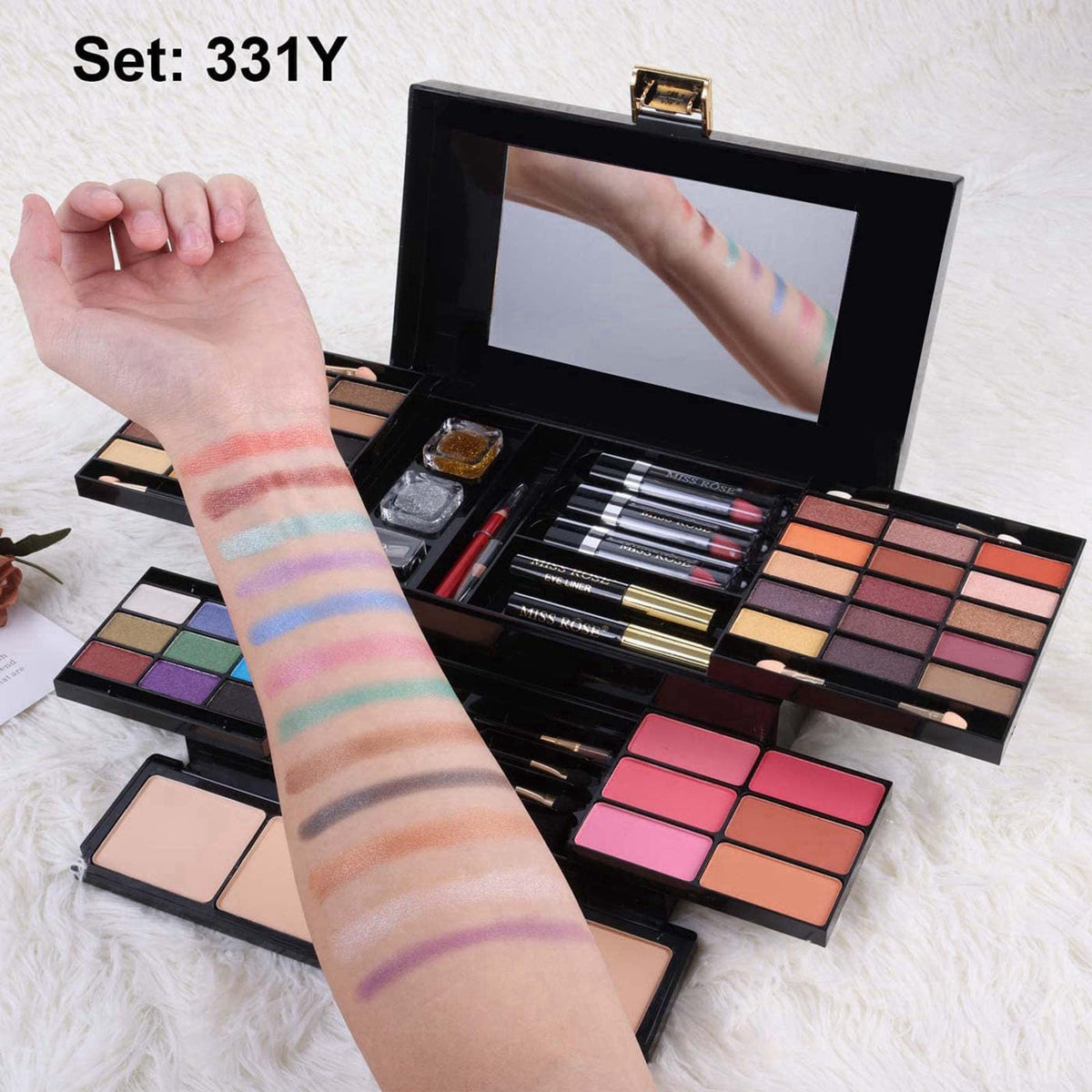 MISS ROSE M – Makeup Sets on display