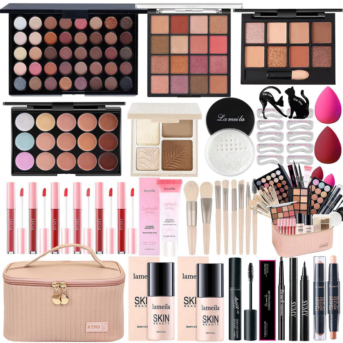 Peenice All in One Makeup Kit for Women Full Kit, Makeup Gift Sets for Women Teens Girls, Makeup Essential Bundle Includ