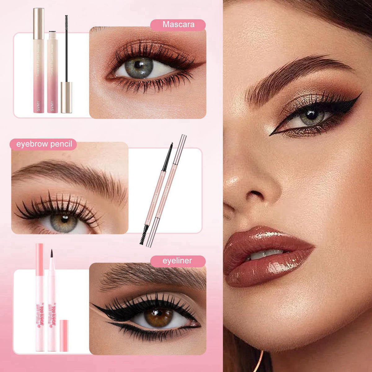 Fynqwor Makeup Kit for Women Full Kit，Makeup Gift Set – back view and specifications