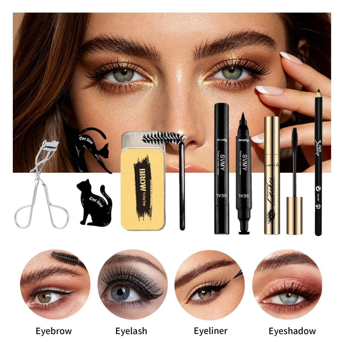 RevoNext 28 Pcs All in One Full Makeup Kit for Women, Makeup Set for Women&Beginner,Eyeshadow, Foundation, Lipsticks, Ey