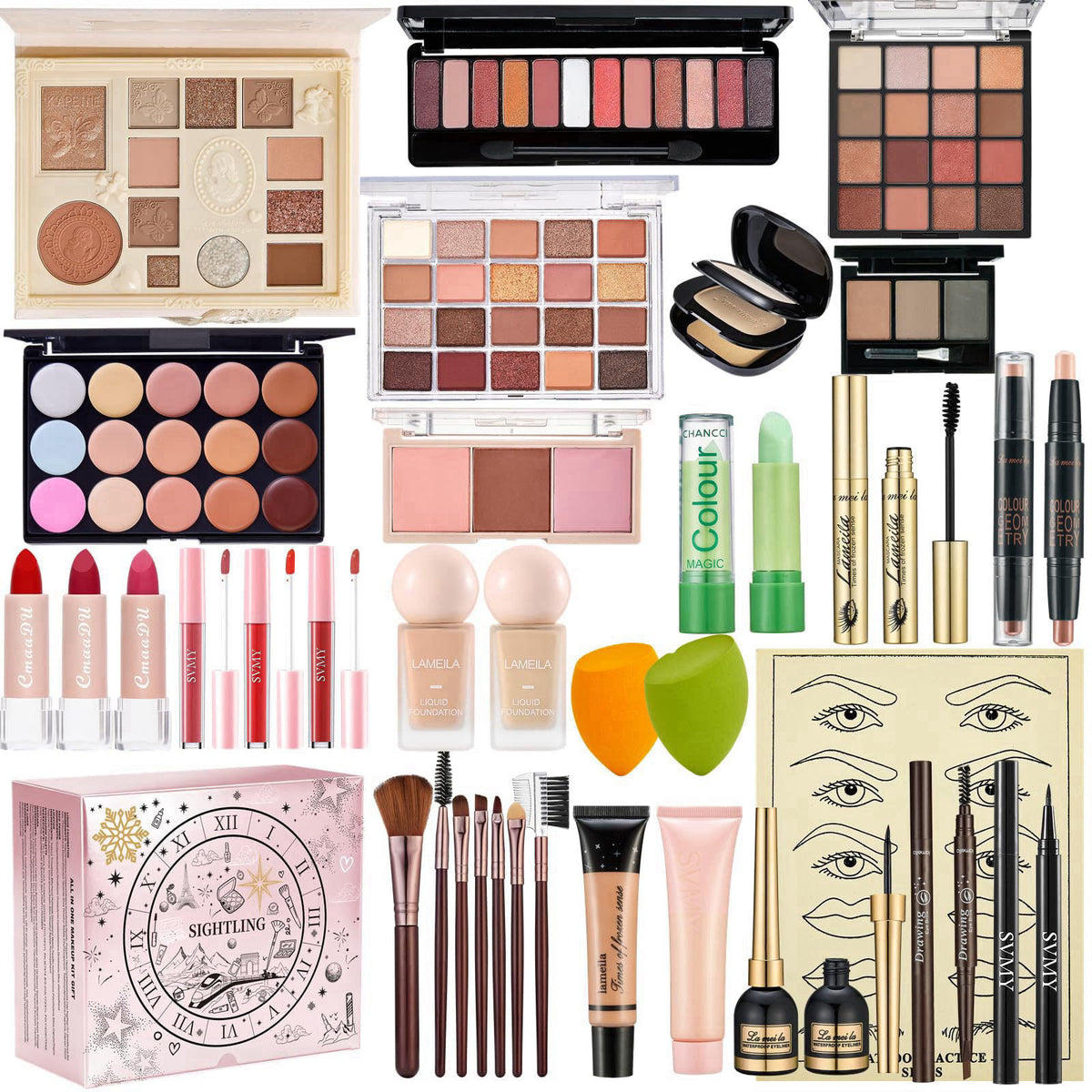 SIGHTLING Makeup Kit for Women Full Kit, All In One Makeup Gift Set for Women & Girls – product photo (Makeup Sets)