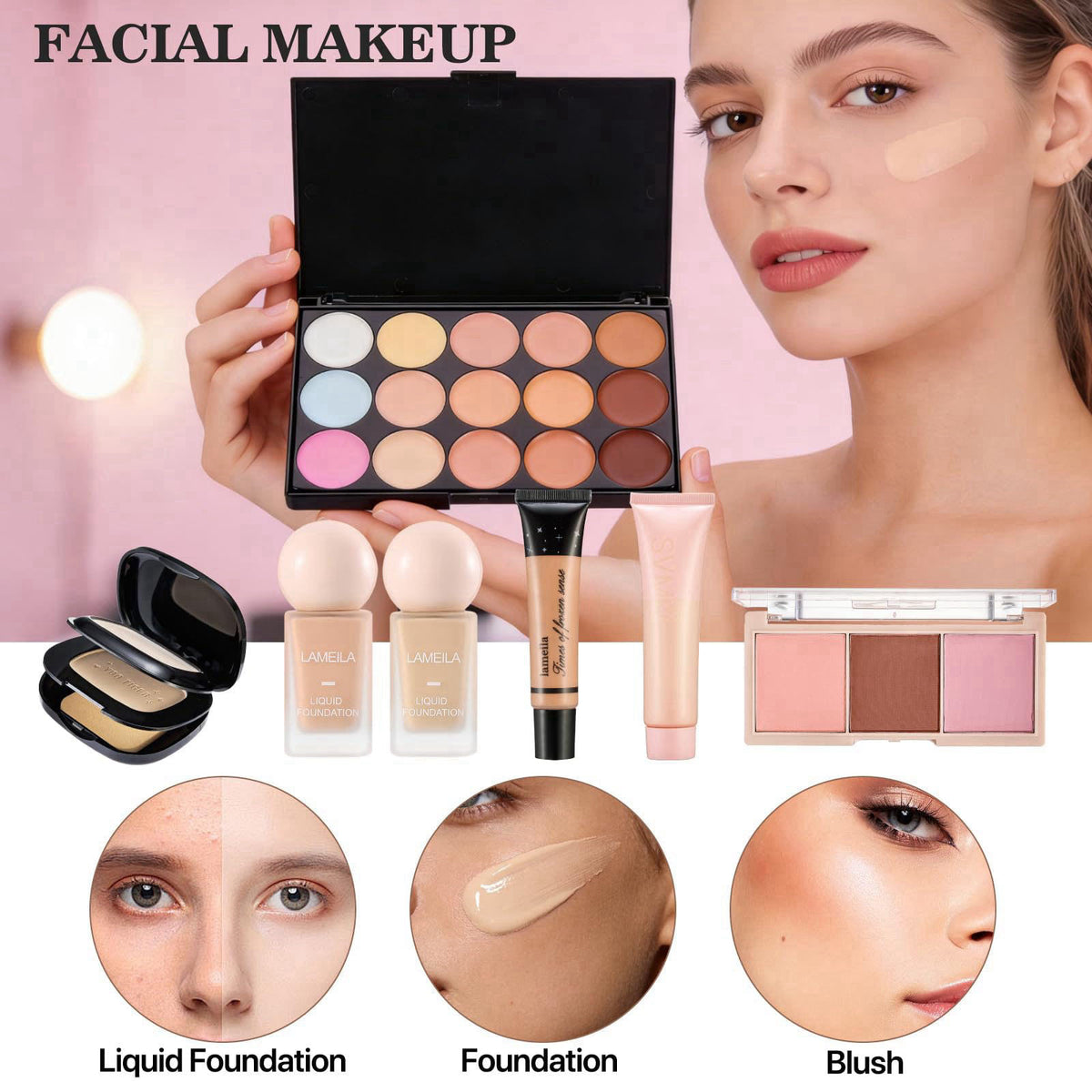 SIGHTLING Makeup Kit for Women Full Kit, All In One Makeup Gift Set for Women & Girls – packaging and label