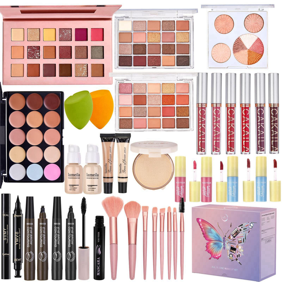 CHAFFUL All in One Makeup Kit, Make Up Gift Set, Makeup Kit for Women Full Kit – product photo (Makeup Sets)