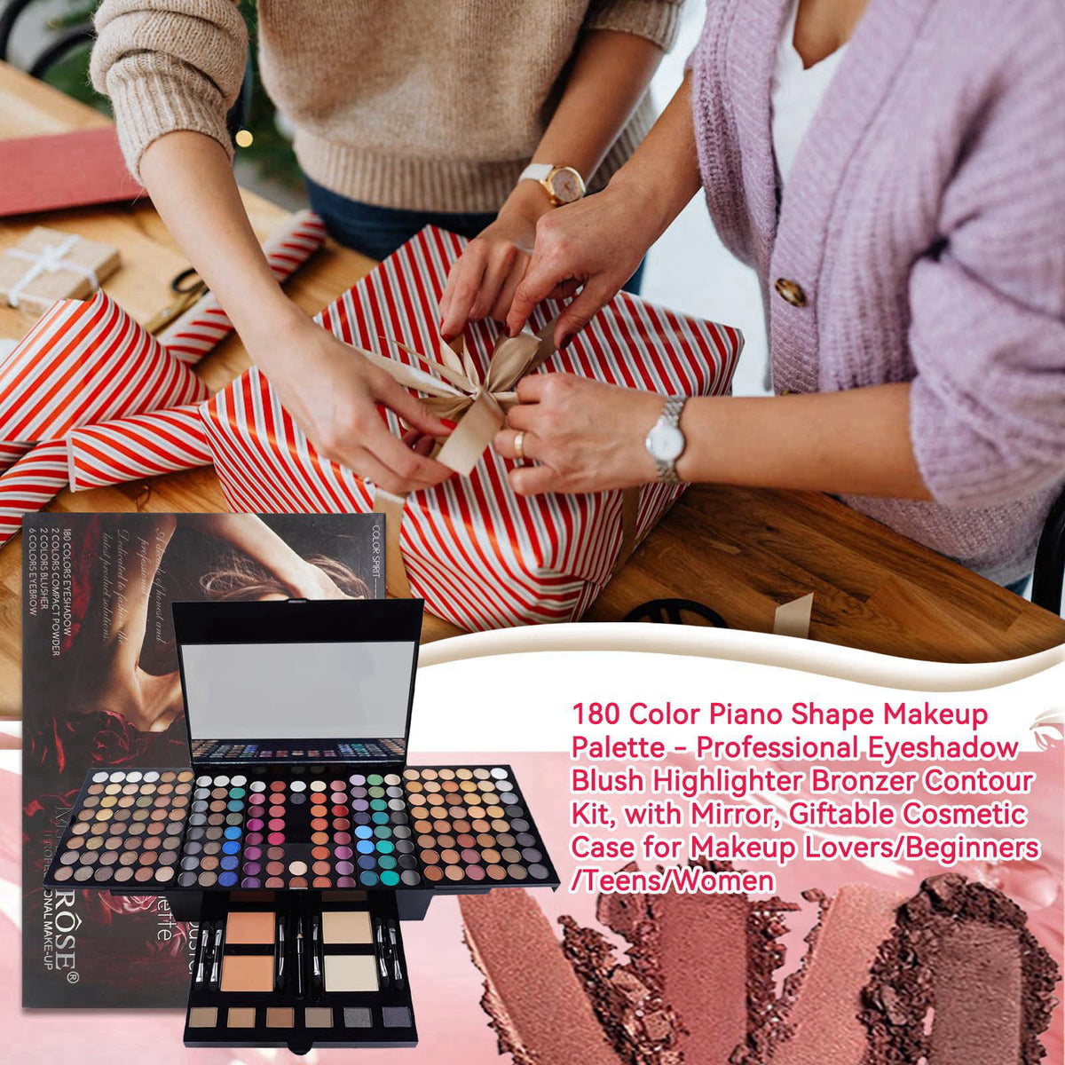 Pure Vie – Makeup Palettes on display