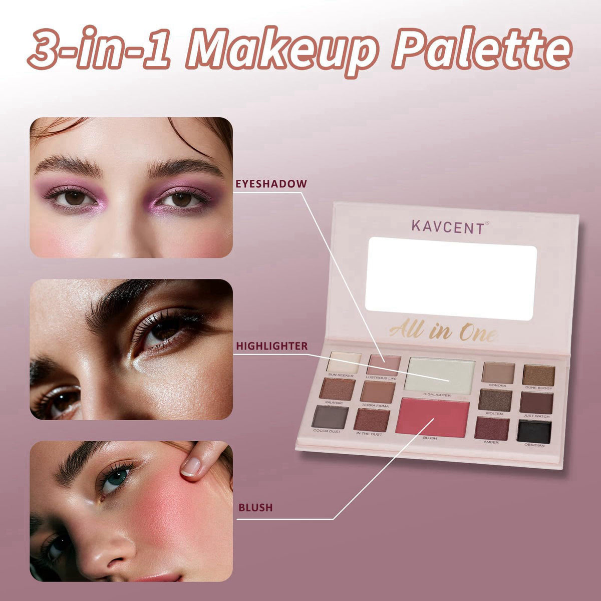 KAVCENT Makeup Kit for Teens Women Girls full Kit Makeup Set for Teens Makeup Kits for Teenagers Makeup Gift Set for Tee