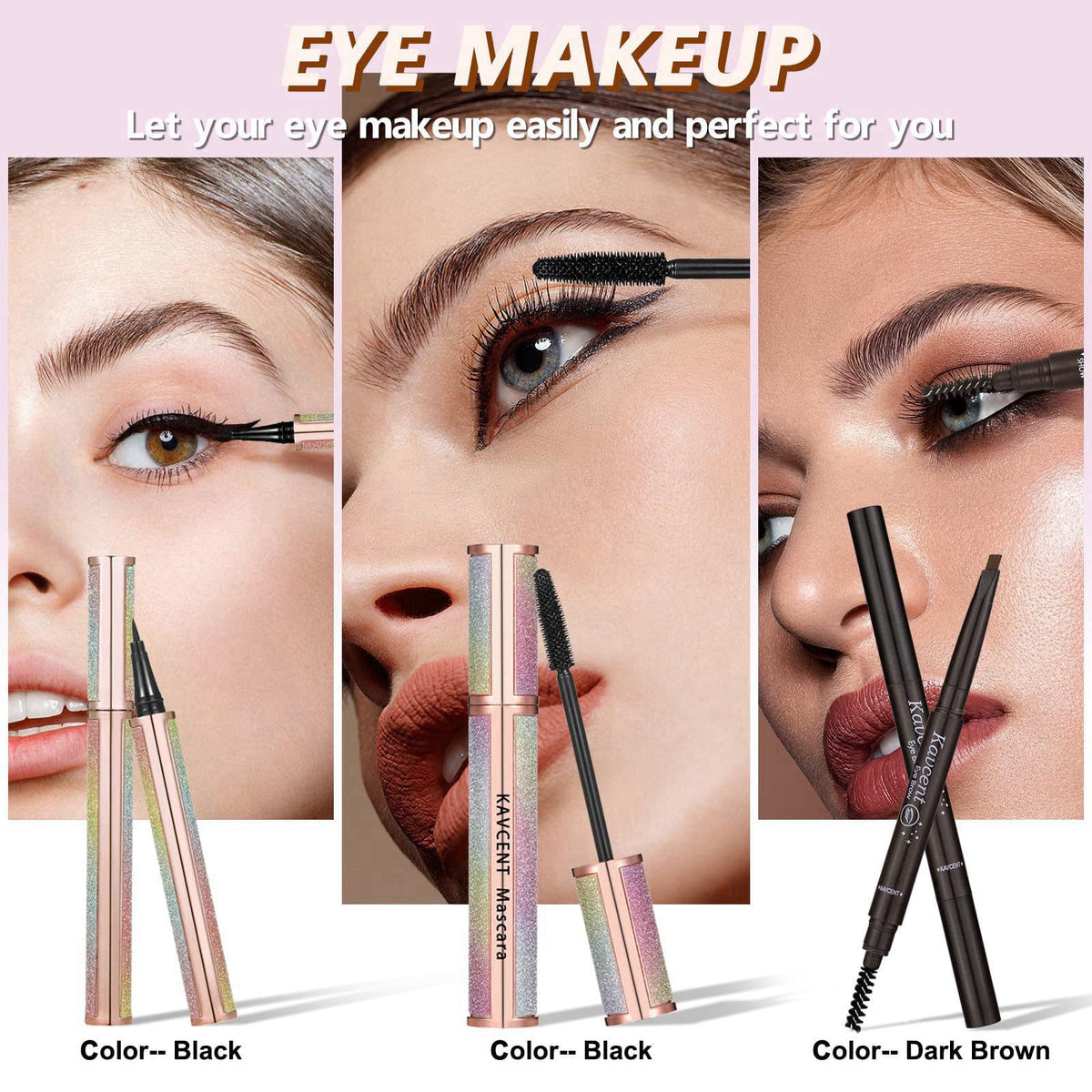 KAVCENT Makeup Set Makeup Kit for Women Full Kit Makeup Sets for Teens Women Gift Eyeshadow Palette Lipgloss Foundation 