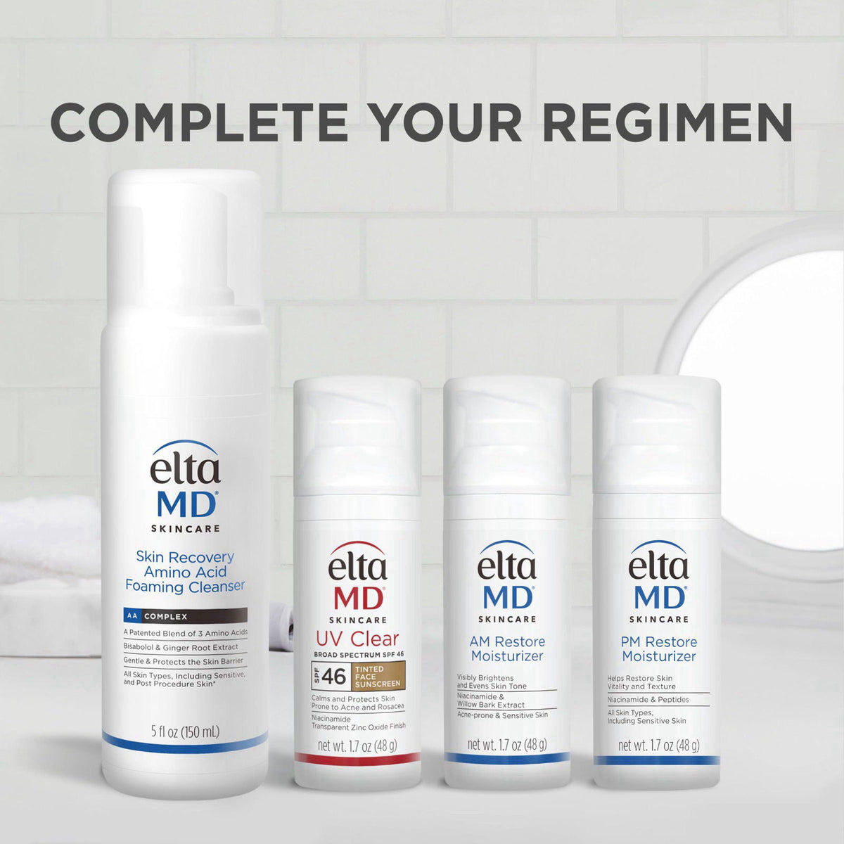 EltaMD AM Restore Daily Lightweight Facial Moisturizer – Face Moisturizers on display