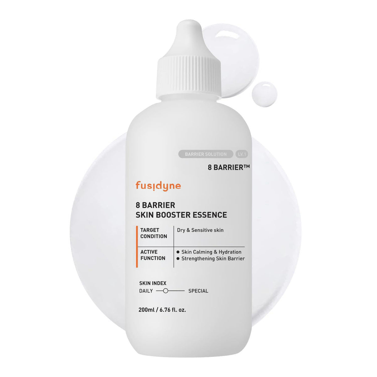 FUSIDYNE 8 Barrier Skin Booster Essence, Cica, PDRN, EGF, 200ml – product photo (Serums)