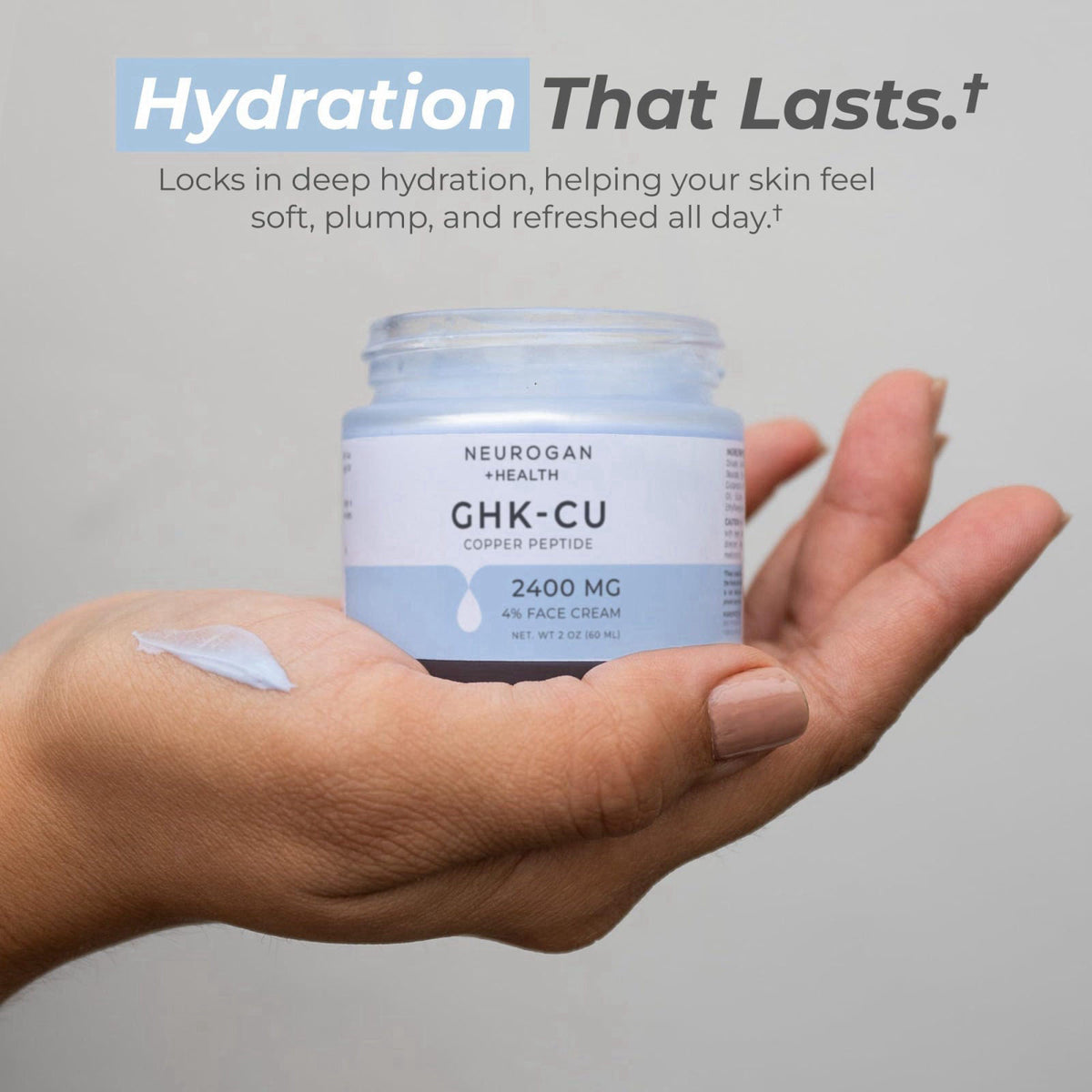 Neurogan GHK-Cu Copper Peptide Face Cream (2400 mg) – full view