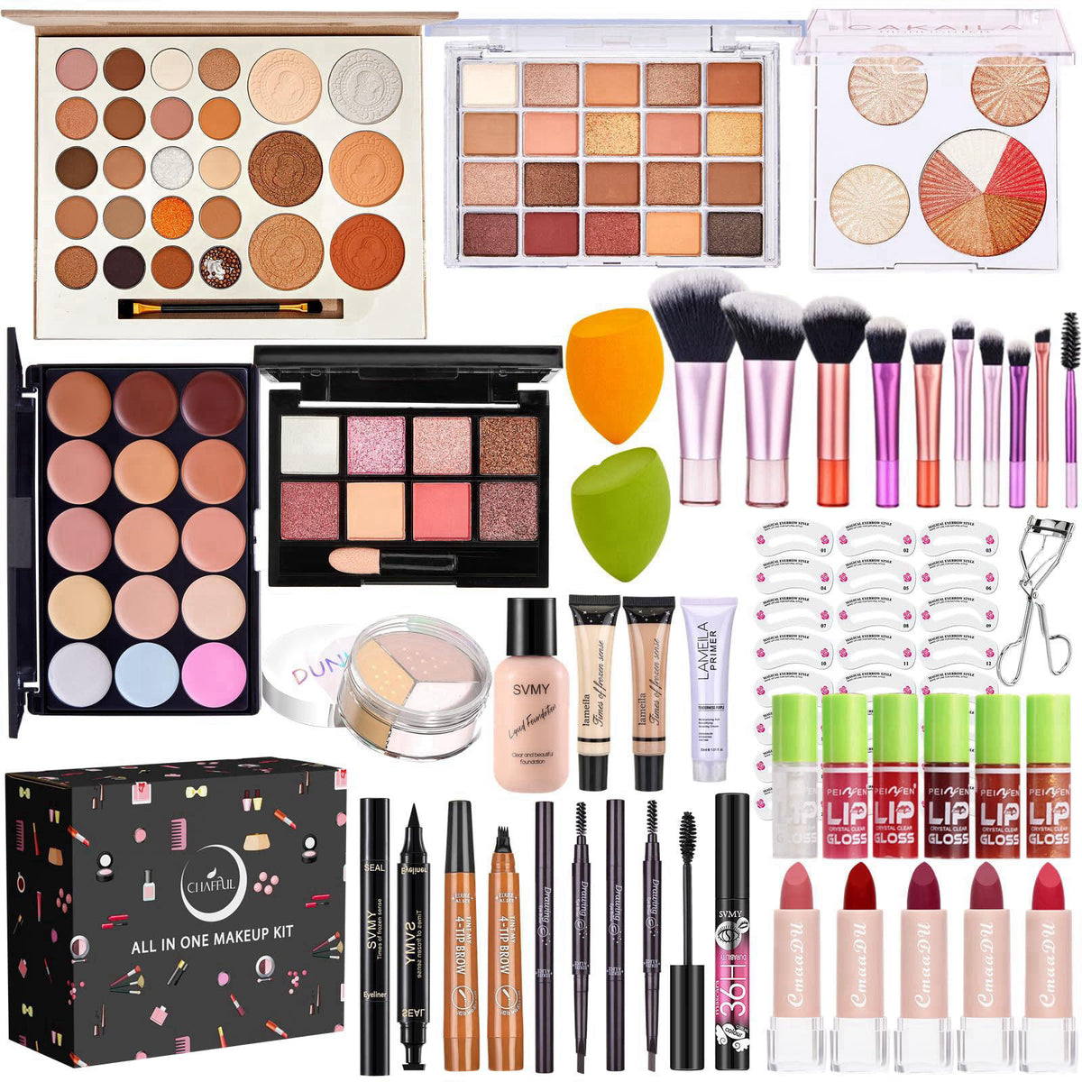 CHAFFUL All in One Makeup Kit for Women Full Kit, Makeup Gift Set Women & Beginner – product photo (Makeup Sets)