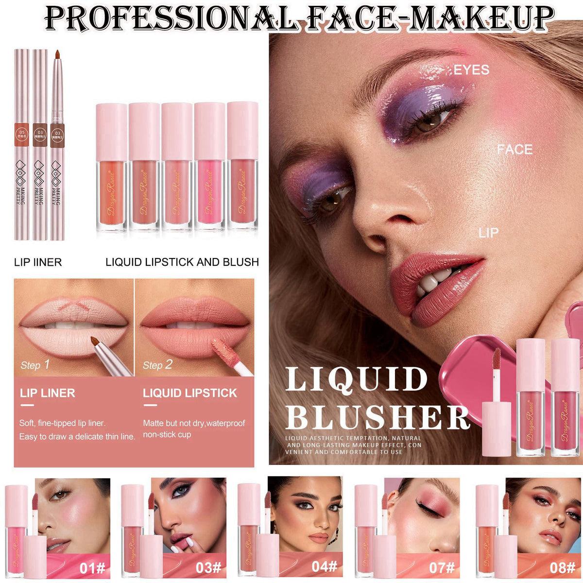 Ruicen Makeup Kit for Women Full Kit, Maquillaje para Mujer en Oferta, Makeup Kit for Teens Includes Foundation Eyeshado