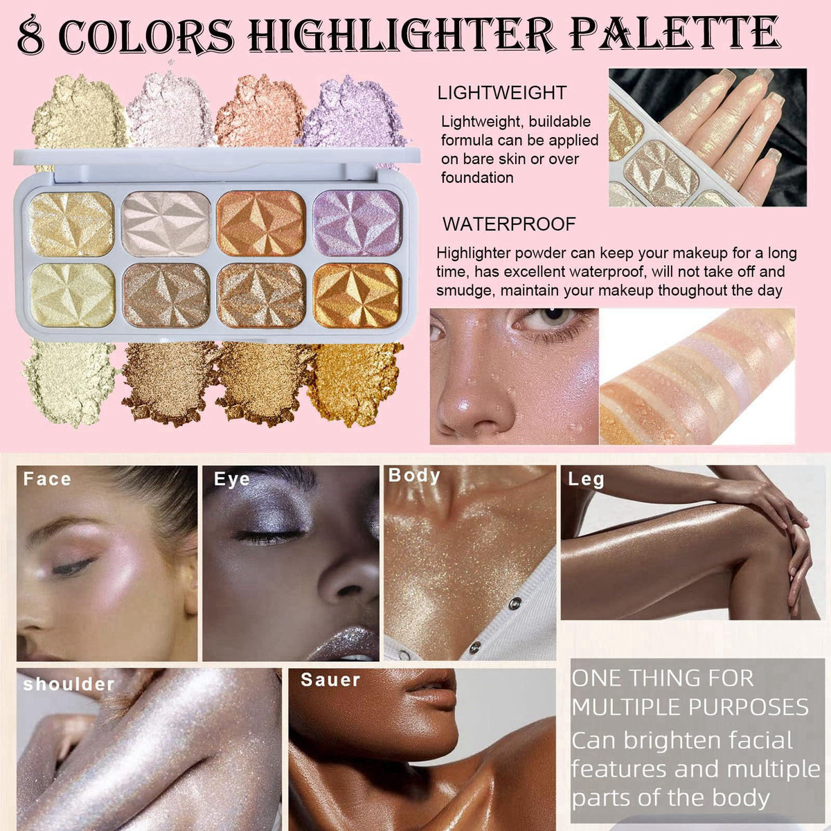 Ruicen Makeup Kit for Women Full Kit, Maquillaje para Mujer en Oferta, Makeup Kit for Teens Includes Foundation Eyeshado