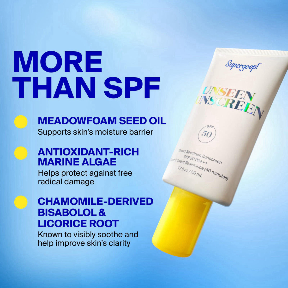 Supergoop! Unseen Sunscreen for Face, SPF 50 Clear & Invisible – alternate angle