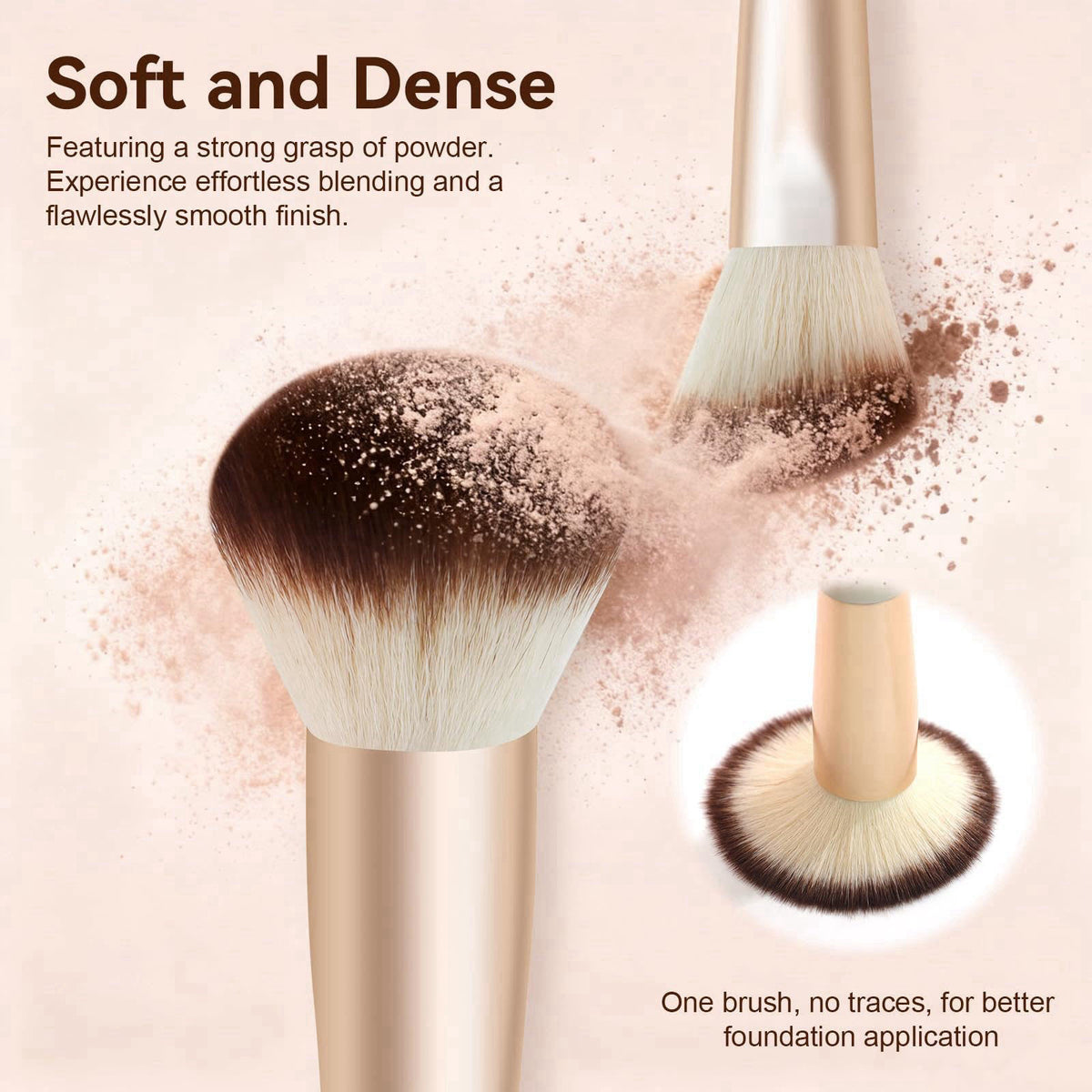 ALLFYL 49 Pcs Makeup Brushes Set, Professional Premium Make up Brushes Kit with Leather Case, Complete Makeup Brush Set 