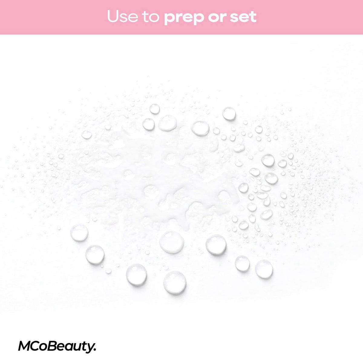 MCoBeauty Setting Spray, Powder & Glow Filter Set - 2 Natural Medium – back view and specifications