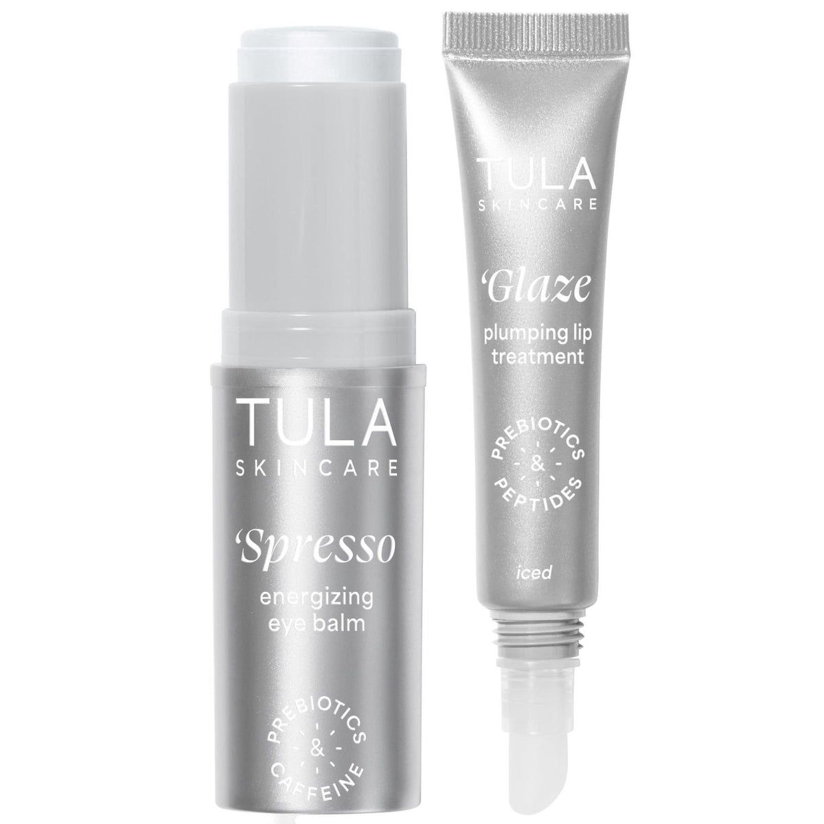 TULA Skin Care Golden Duo, Cappuccino Eye Balm & Lip Treatment, 2-Piece Set – product photo (Facial Kits)