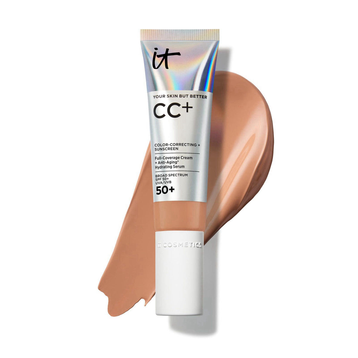 IT Cosmetics CC+ Cream with SPF 50+ Full Coverage Foundation Natural Finish – product photo (CC Creams)