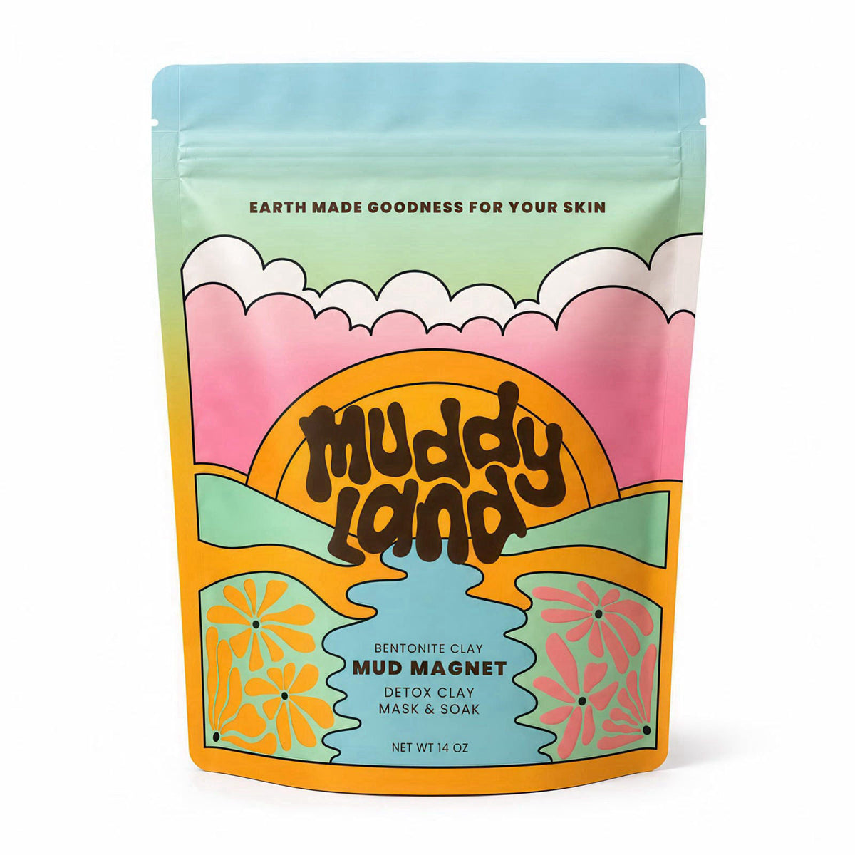 Muddyland Bentonite Clay Bath Soak & Full Body Mud Mask with Epsom Salt, Self Care Gift for Women - Mud Magnet – product