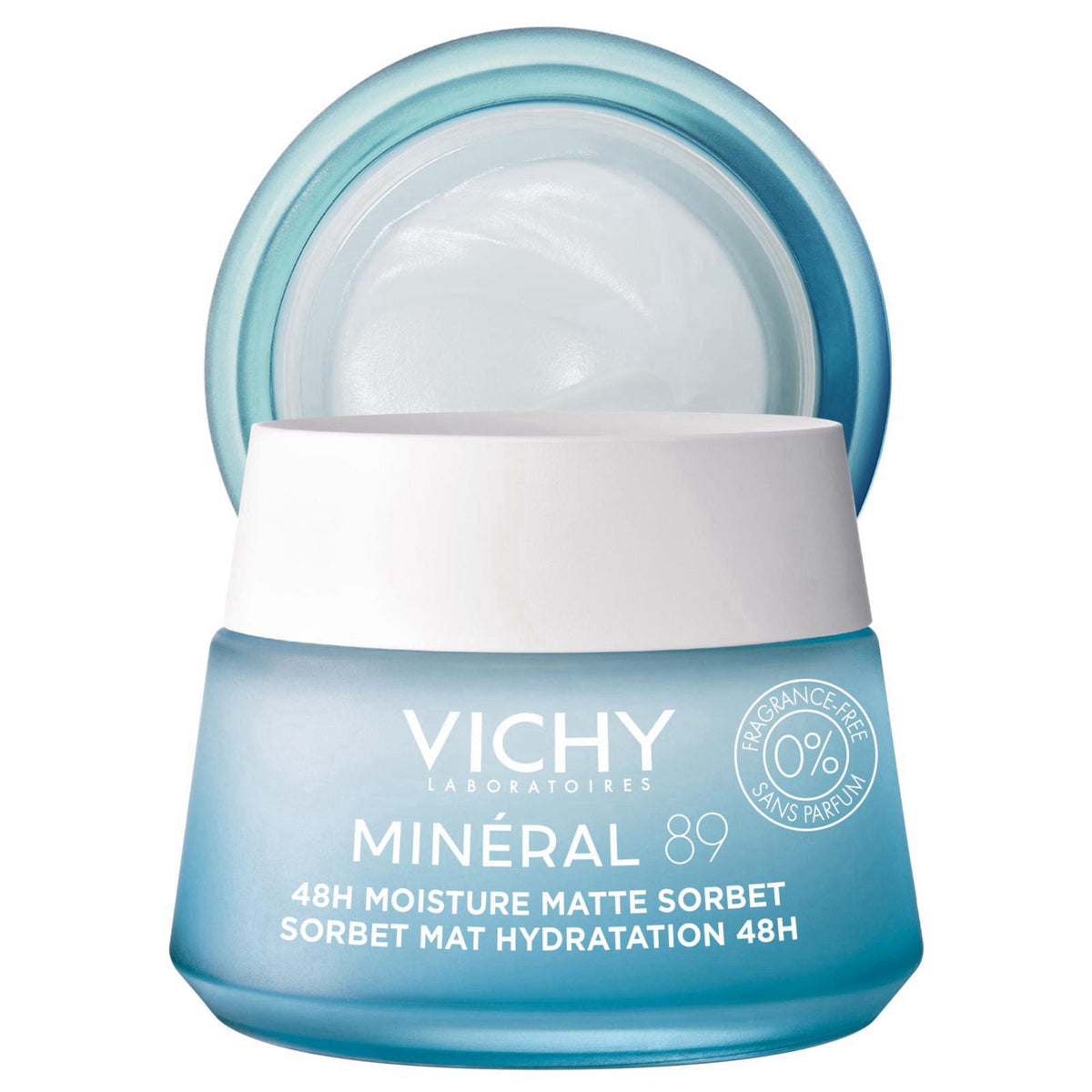 VICHY Minéral 89 Matte Sorbet Gel Face Moisturizer for Oily Skin 1.69oz – product photo (Face Moisturizers)