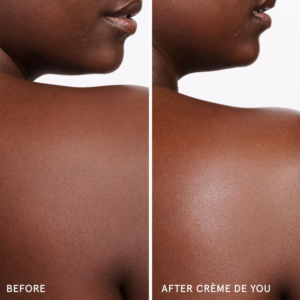 Glossier Crème de You Dry-Touch Body Butter, 215ml – back view and specifications