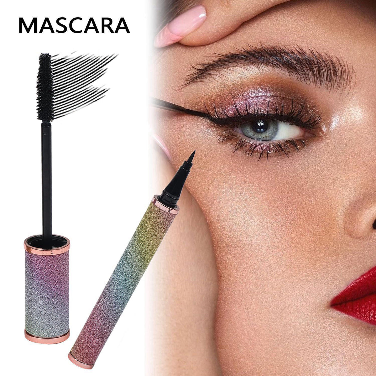 KARUIZI All in One Makeup Kit Full Kit Multipurpose Essential with Eyeshadow Palette,Lip Gloss,Foundation,Mascara,Eyebro