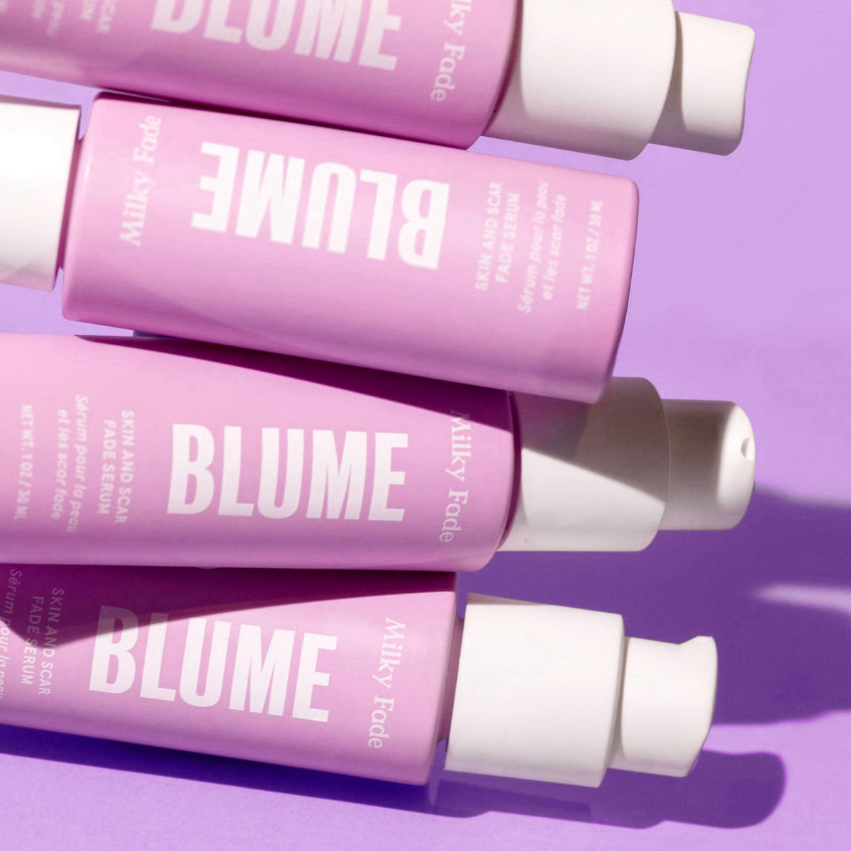Blume Milky Fade Vitamin C Serum for Face - Dark Spot Corrector with Niacinamide, Hyaluronic Acid & Vitamin E - Helps to