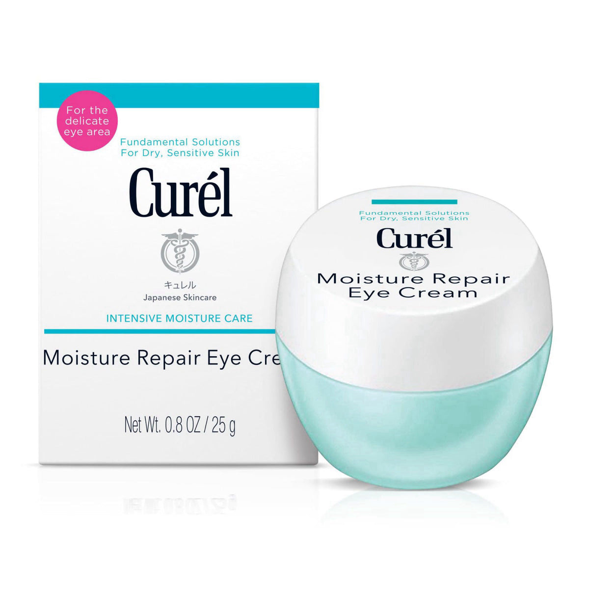 Curel Japanese Skin Care Moisturizer Repair Eye Cream, Under Eye Cream for Dry, Sensitive Skin, Fragrance Free & pH Bala