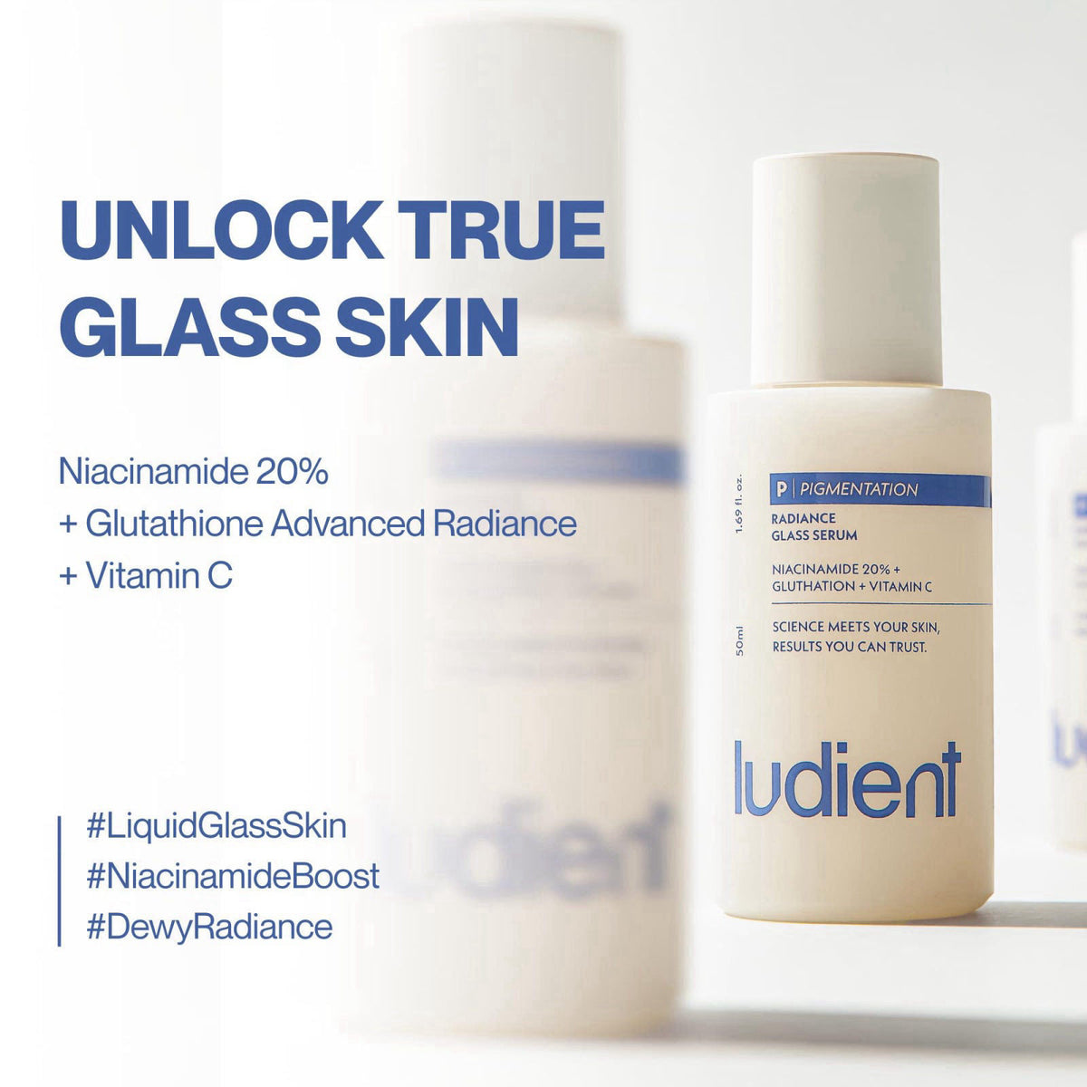 ludient Niacinamide, Glutathione Serum for Face, Dark Spot Corrector 1.69oz – close-up detail