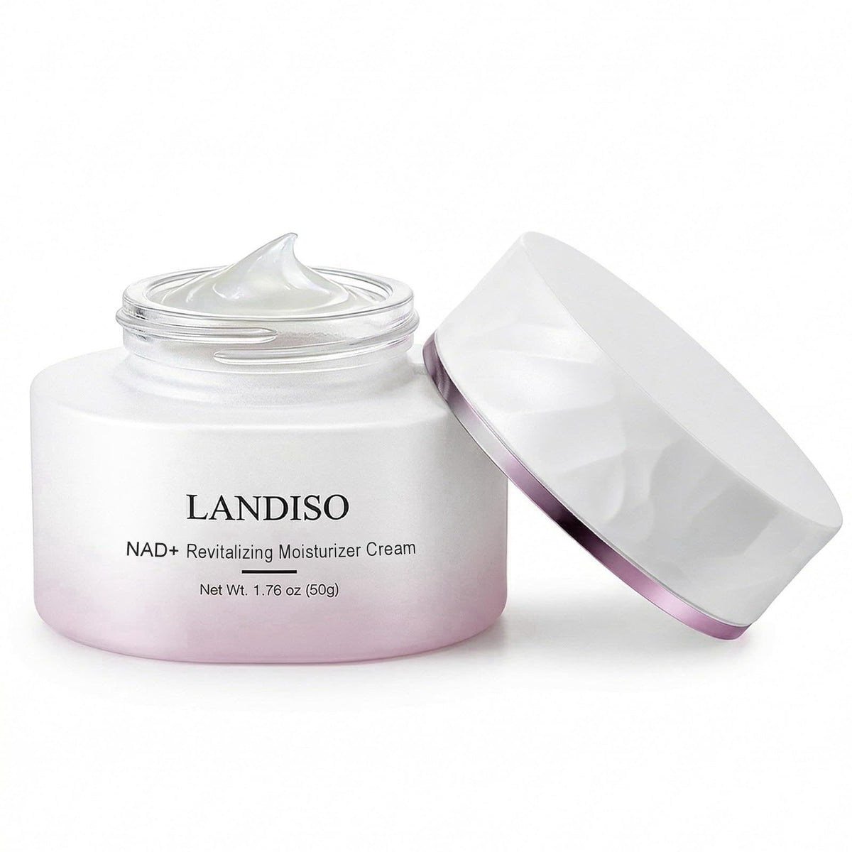LANDISO NAD+, Bifida & Peptide Anti-Aging Moisturizer - 5 Botanical Extracts Soothing Repair Formula with Hyaluronic Aci