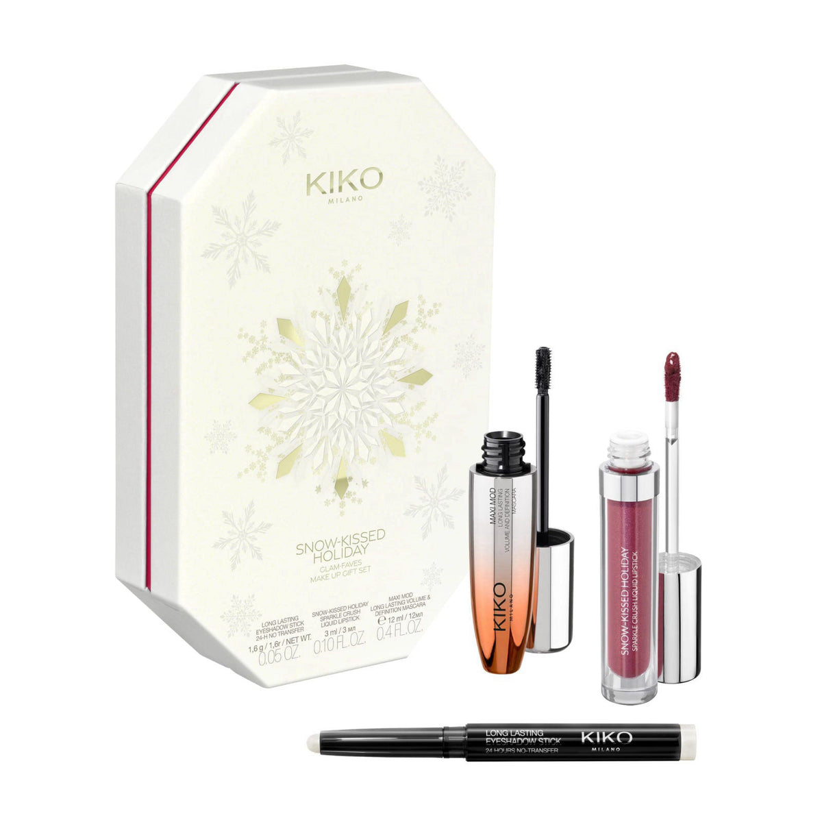 KIKO Milano Snow-Kissed Holiday Glam-Faves Make Up Gift Set – product photo